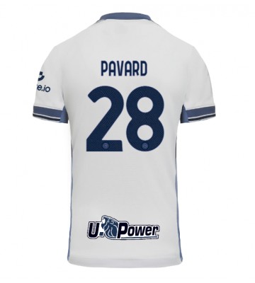 Inter Milan Benjamin Pavard #28 Udebanetrøje 2024-25 Kort ærmer